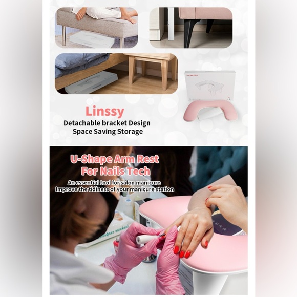 Arm Rest for Nails Tech, Professional Salon Manicure Arm Rest Cushion - Picture 9 of 12